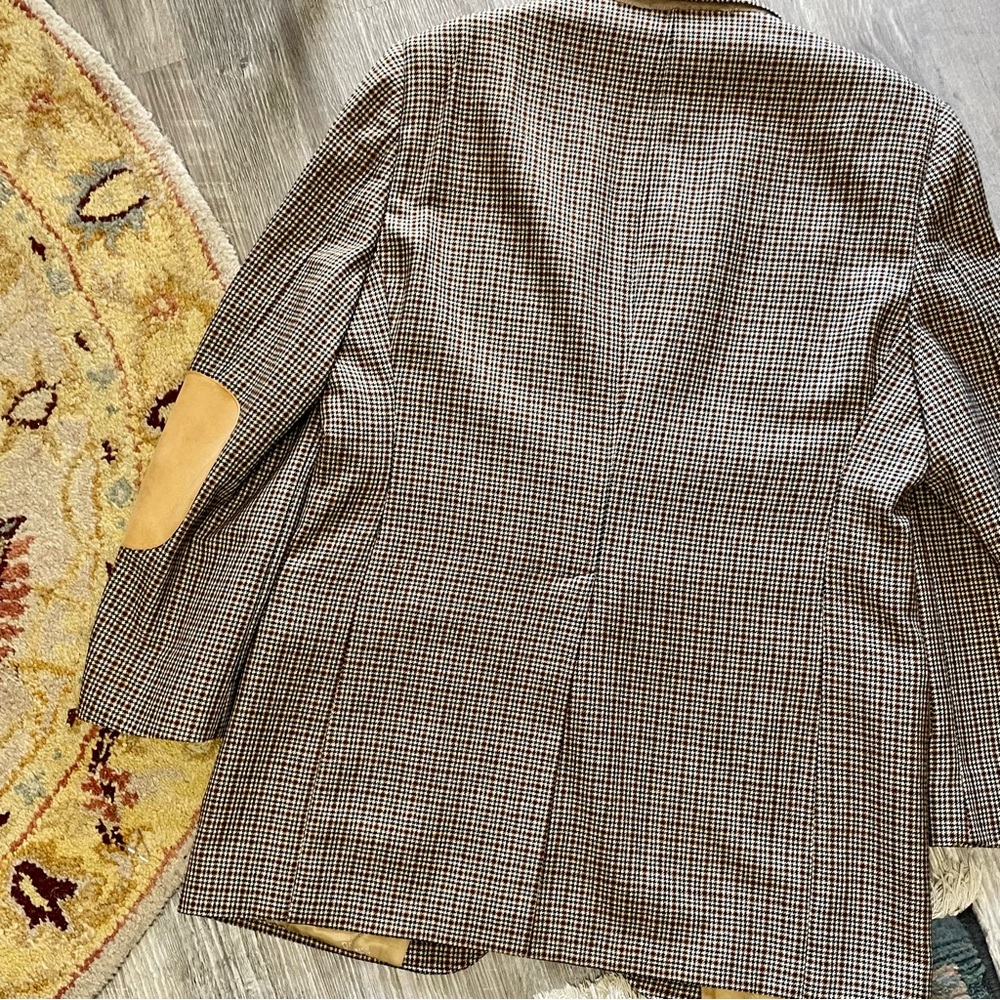 Vintage DAKS Ben Turturici USA Union Made 100% Wool Tweed Sports Coat Blazer - Picture 14 of 16